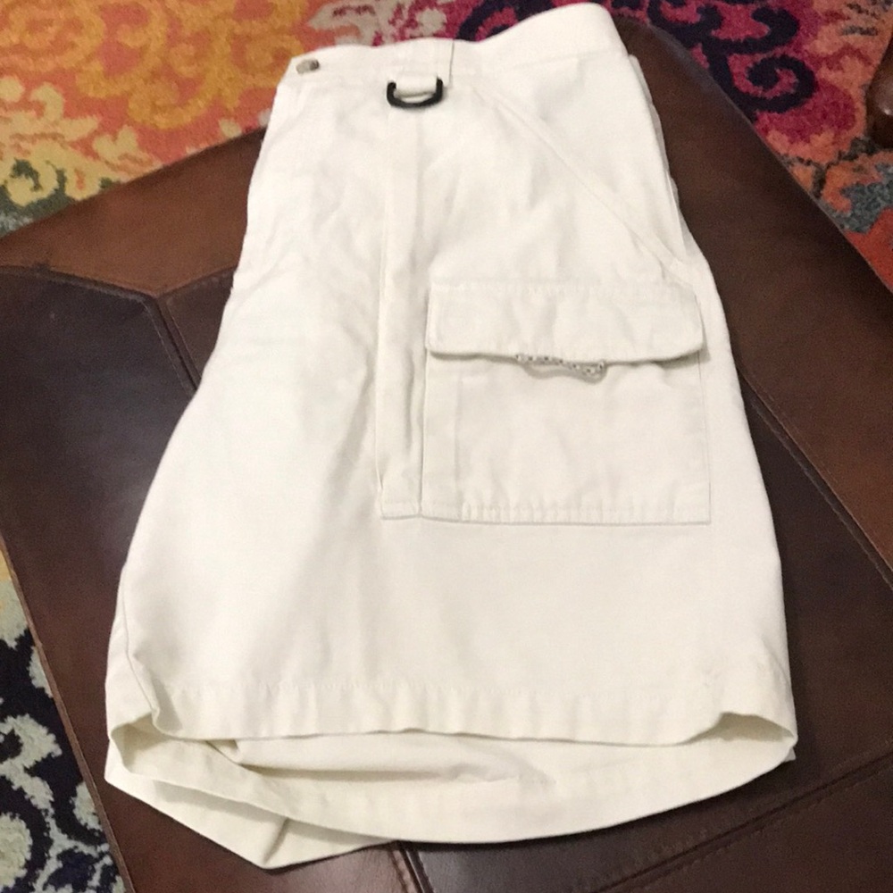 Columbia Men's Off-White Cargo Shorts